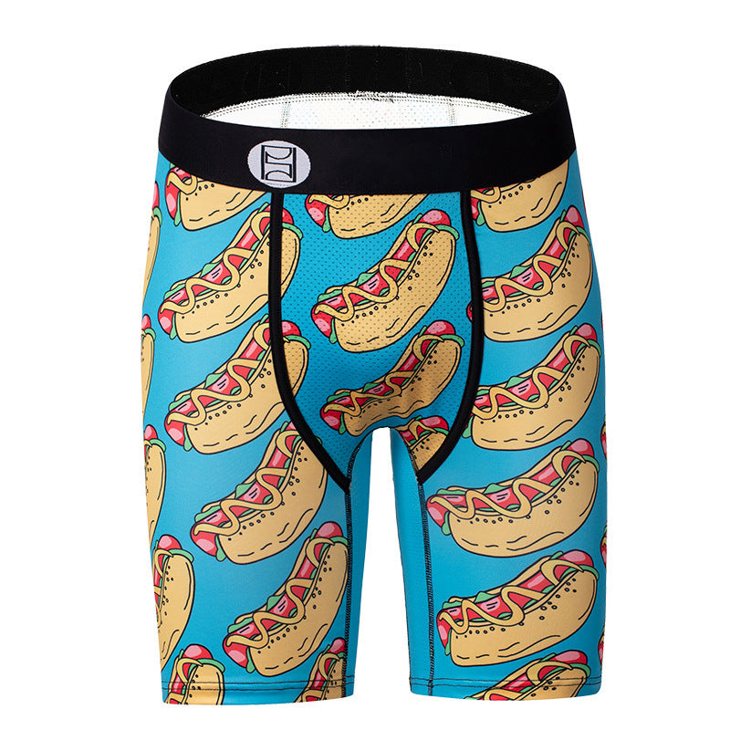 Men's Cartoon Printed Boxers