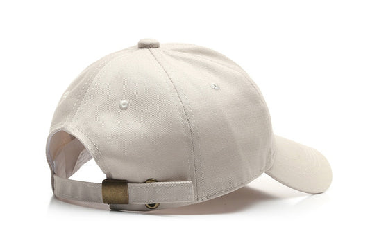 Soft Top Baseball Cap With Side letter Embroidery For Men