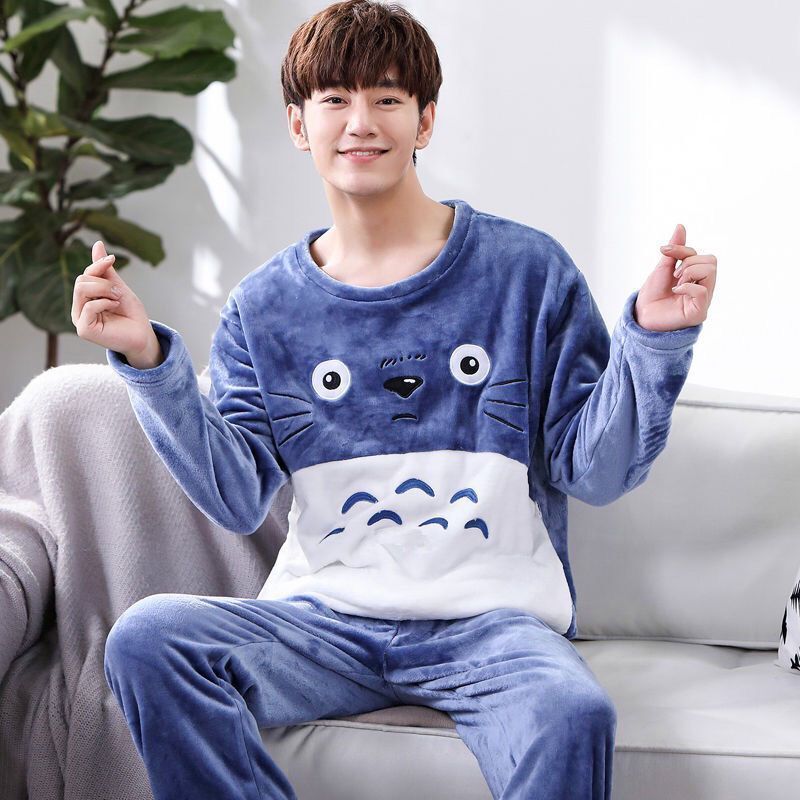Men's Pajamas Thick Fleece Pajamas