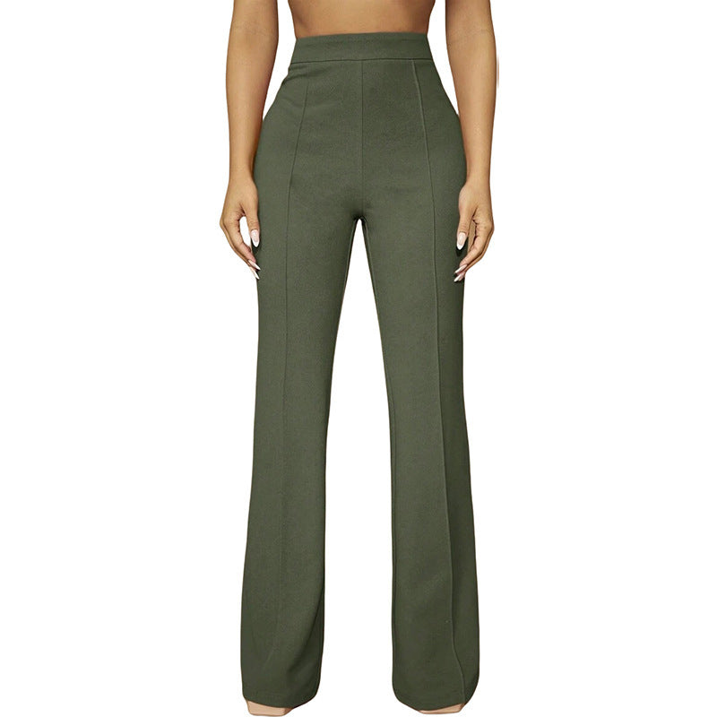 High Waist All-matching Fashion Business Commute Fall Women's Clothing Casual Business Pants Trousers