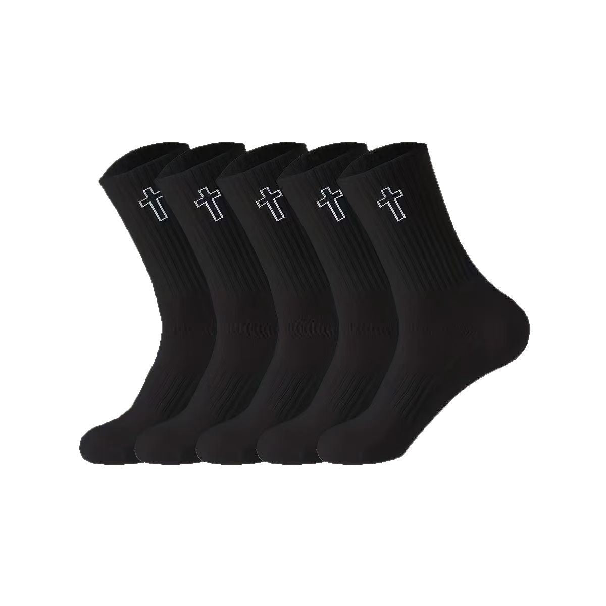 Men's Sweat Absorbing Leisure Mid-calf Socks