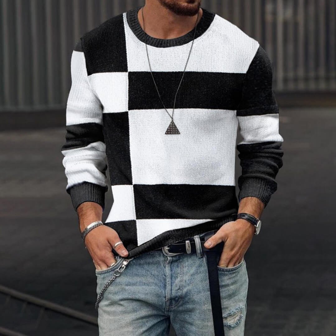 Men's 3D Pullover Casual Tops Long Sleeve