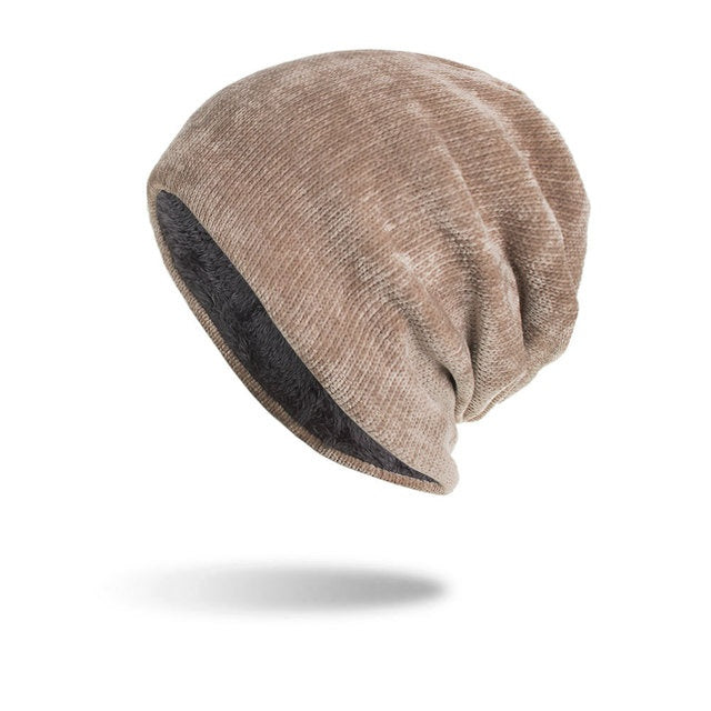 Men's Corduroy Style Knitted Beanie