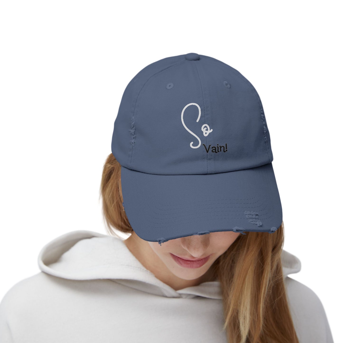 So vain Unisex Distressed Cap