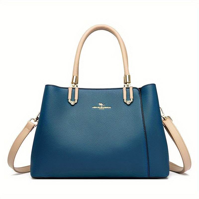 Impeccable Ladies Genuine Leather Handbag - Spacious, Stylish & Versatile - Perfect Commuter Bag with Adjustable Crossbody Strap for Everyday Glamour