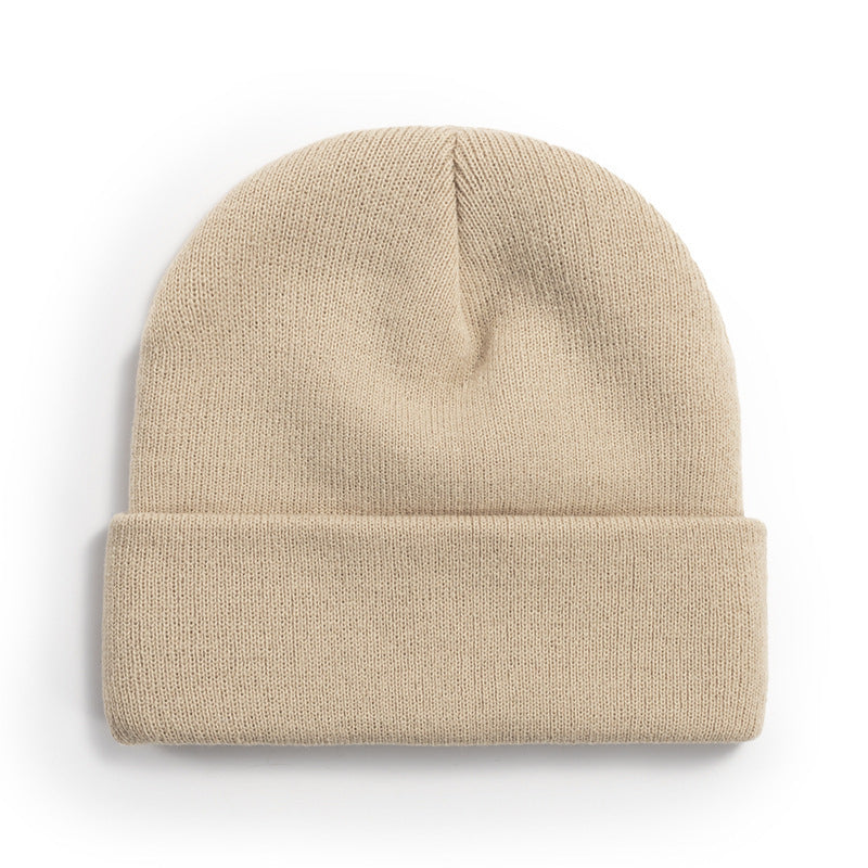 Men's Knitted Solid Color Beanie