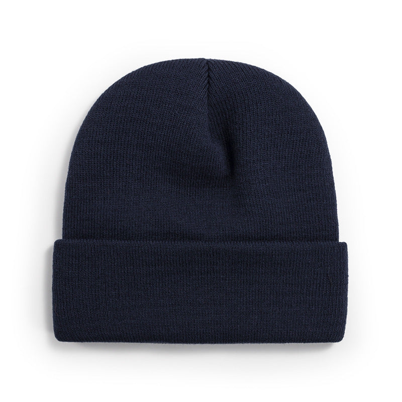 Men's Knitted Solid Color Beanie