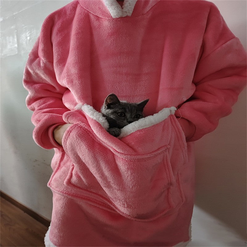Men's Lazy Pajamas Pullover TV Blanket