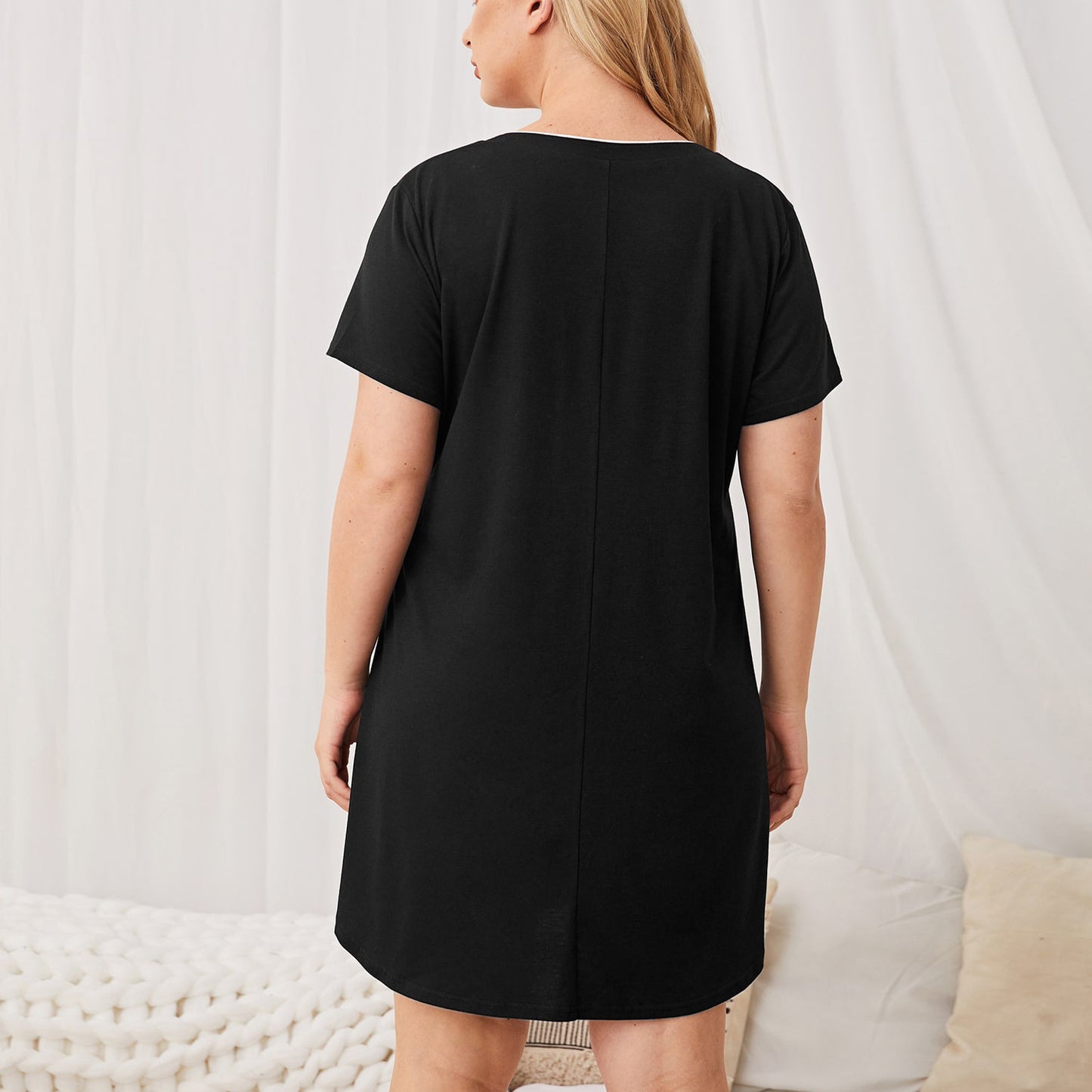 Plus Size Women's Dressing Gown
