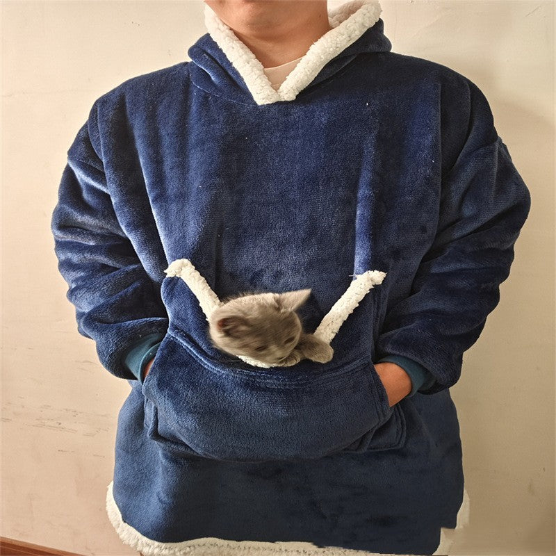 Men's Lazy Pajamas Pullover TV Blanket