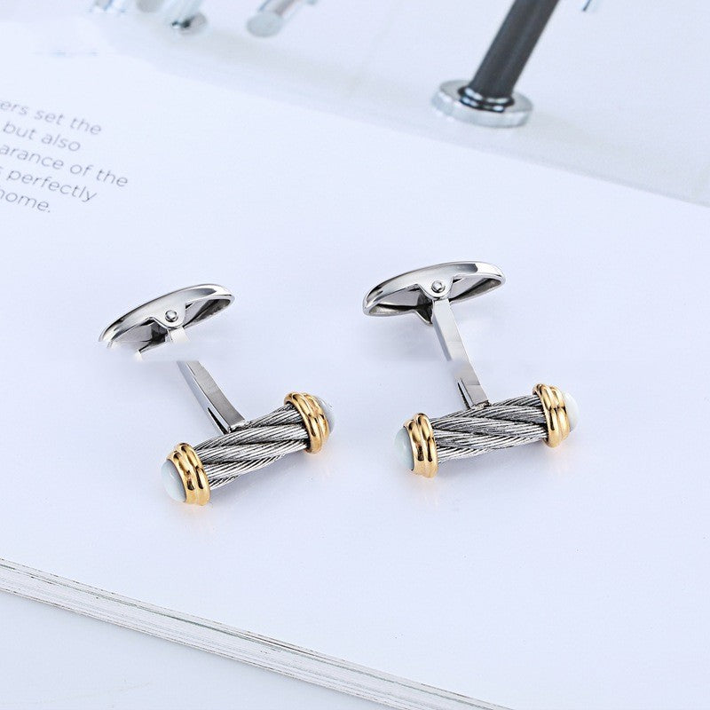 Men's Stainless Steel Cufflink