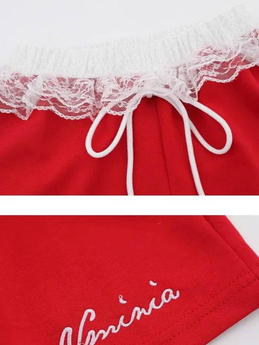Lace Detail Shorts