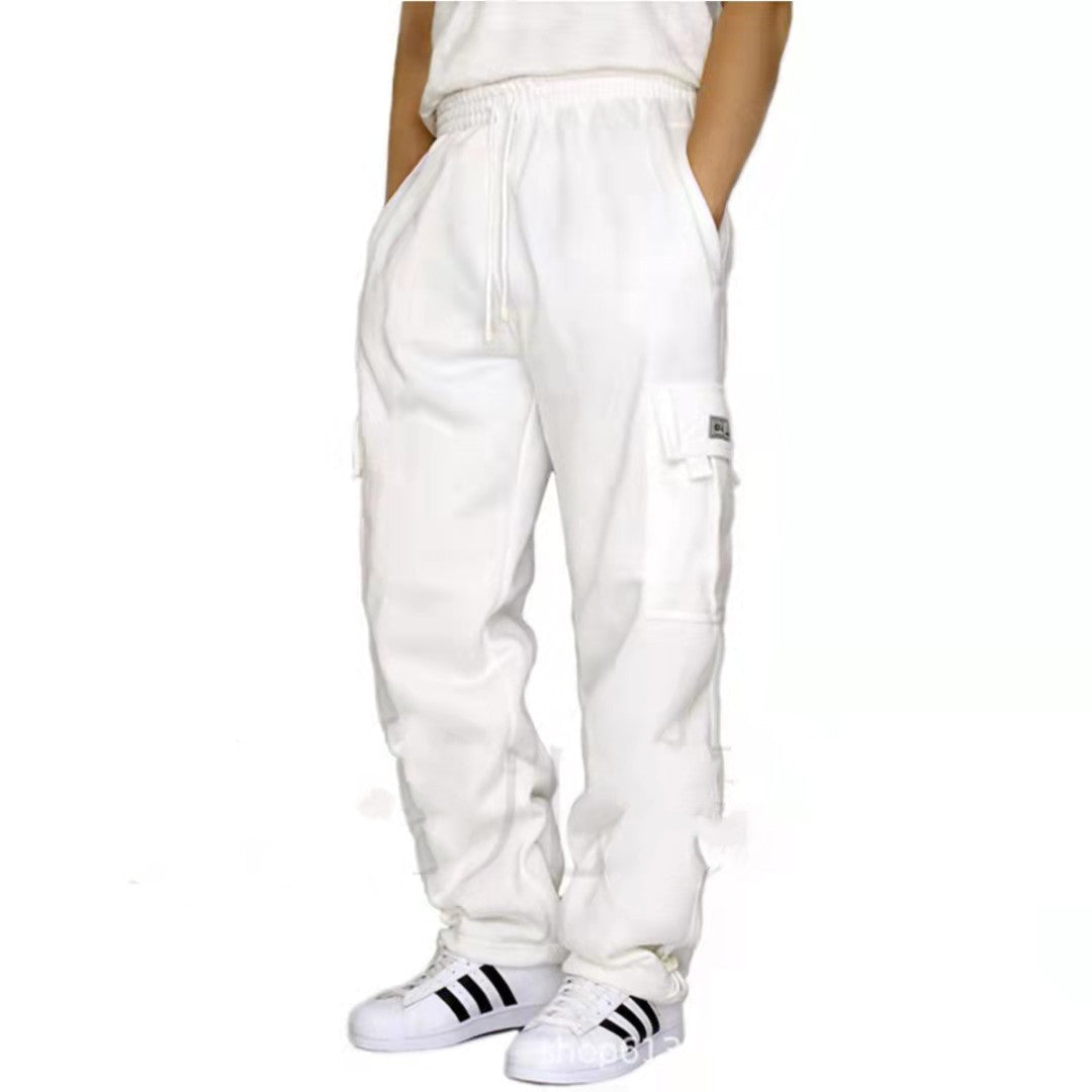 Men's Sweatpants Drawstring Stretch Elastic Waist Joggers by GJG Denim
