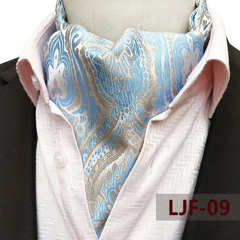 Men's Jacquard Polyester Scarf