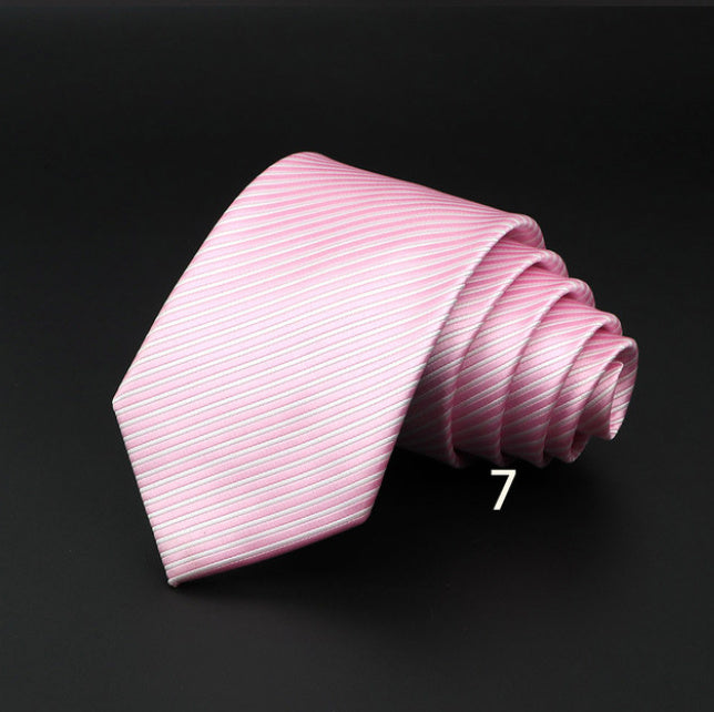 Men's Striped Polyester Fiber Ties