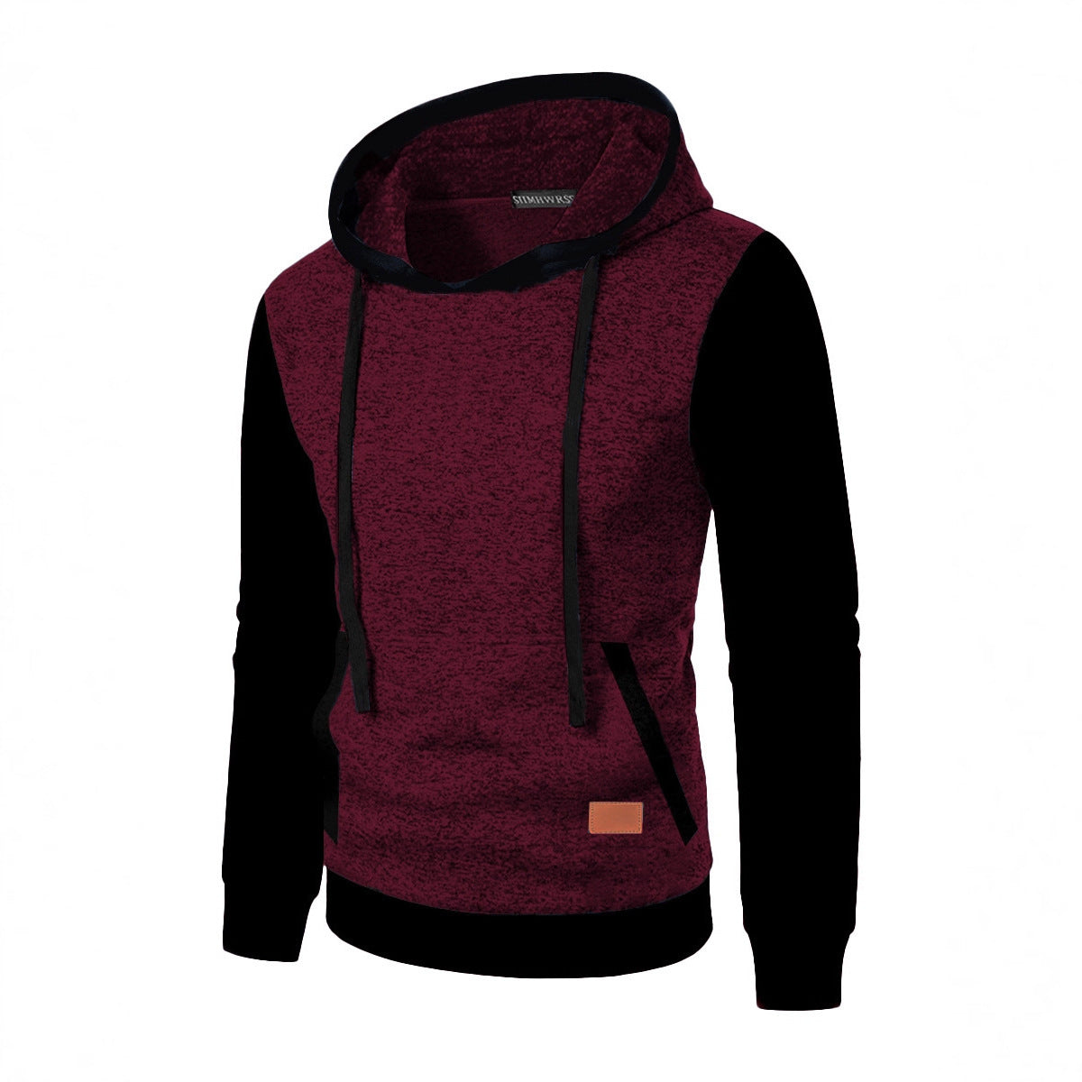 Men's Casual Jacquard Hooded Sweater