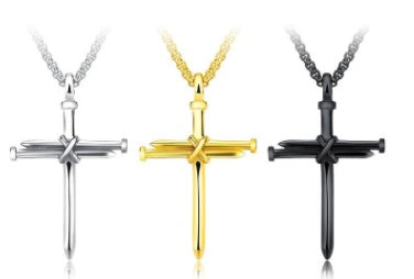 Titanium Steel Casting Nail Cross For Men