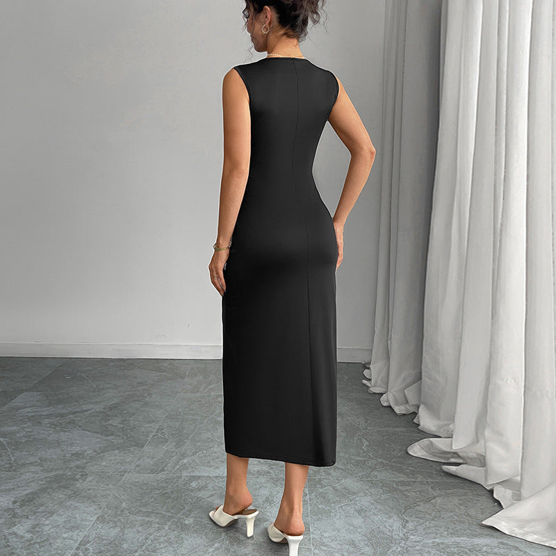 Spring And Summer European And American Style Elegant Slim Fit Dress by GJG Denim