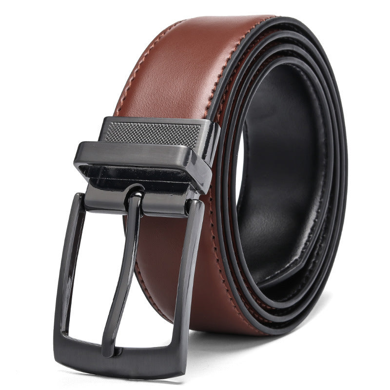 Men's Rotating Pin Buckle Belt