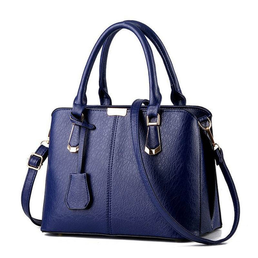 Solid Color Fashion Women Handbag Large Capacity