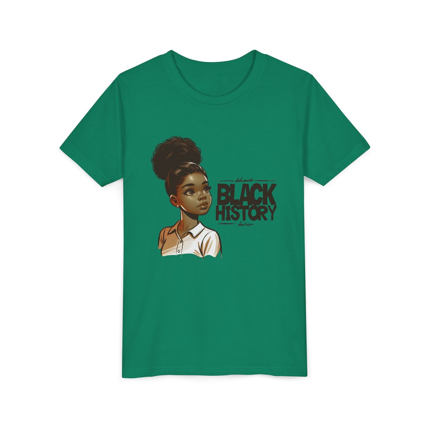 Youth Short Sleeve Tee for Black History Month, Celebrate Diversity, Kids' Education Shirt, Cultural Awareness Tee, Gift for Young Scholars