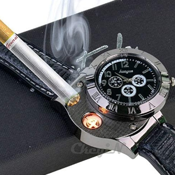 Men's Military USB Lighter Watch