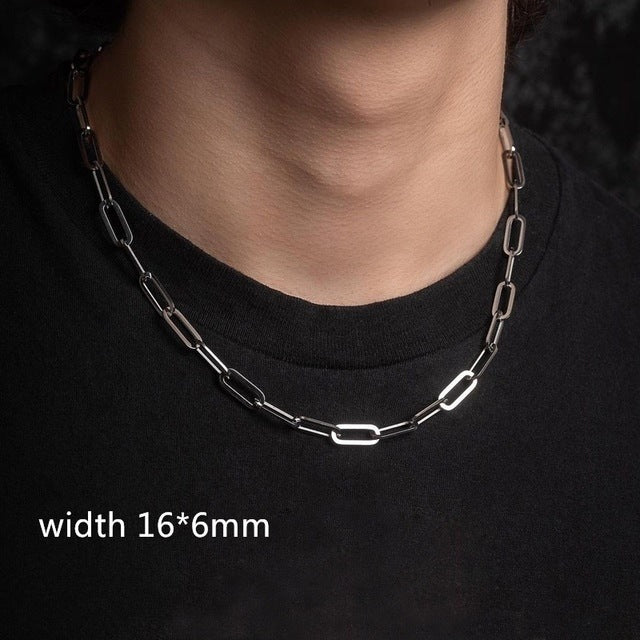 Men's Luxury Elegant Gold Color Chain Necklace