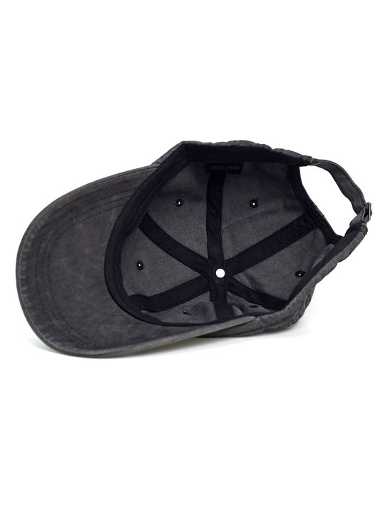 Washed Cotton Retro Soft-top Baseball Cap For Men