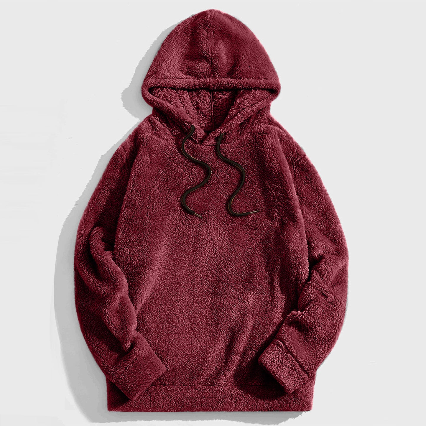 Men's Thick Double-sided Casual Loose Long-sleeved Hooded Sweater