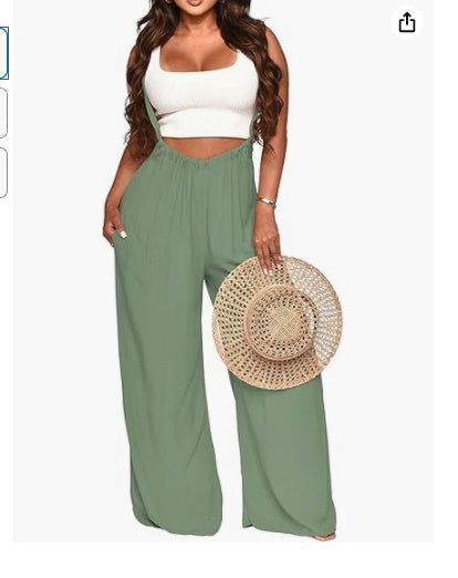 sleeveless Casual Jumpsuit