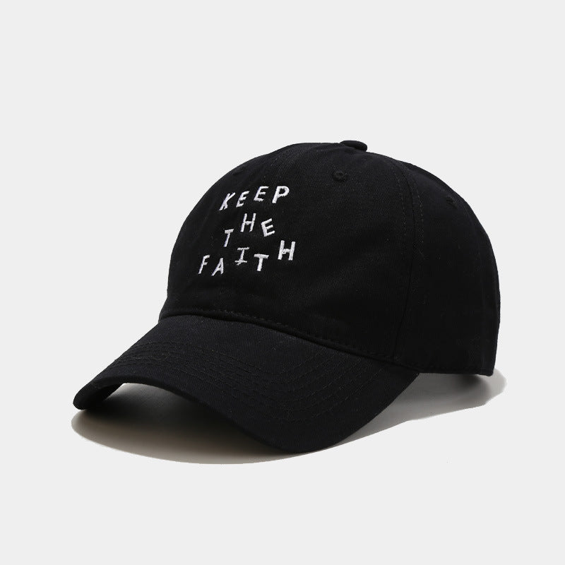 Men's "Keep The Faith" Embroidered Baseball Cap