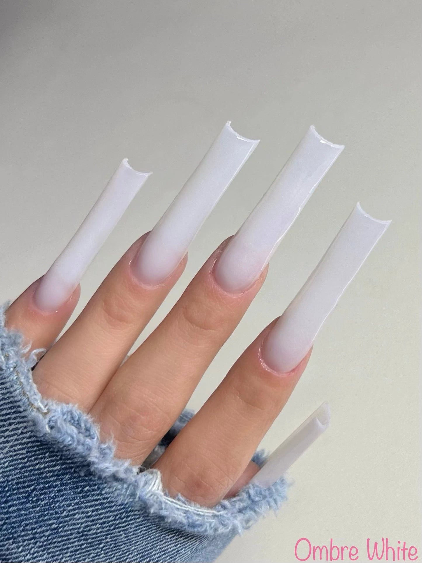 Ombre White by 2Cute Nails