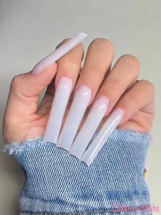 Ombre White by 2Cute Nails