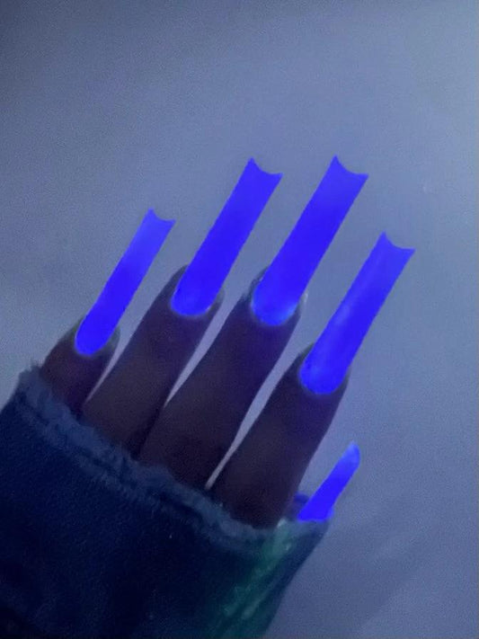 Glow Purple by 2Cute Nails