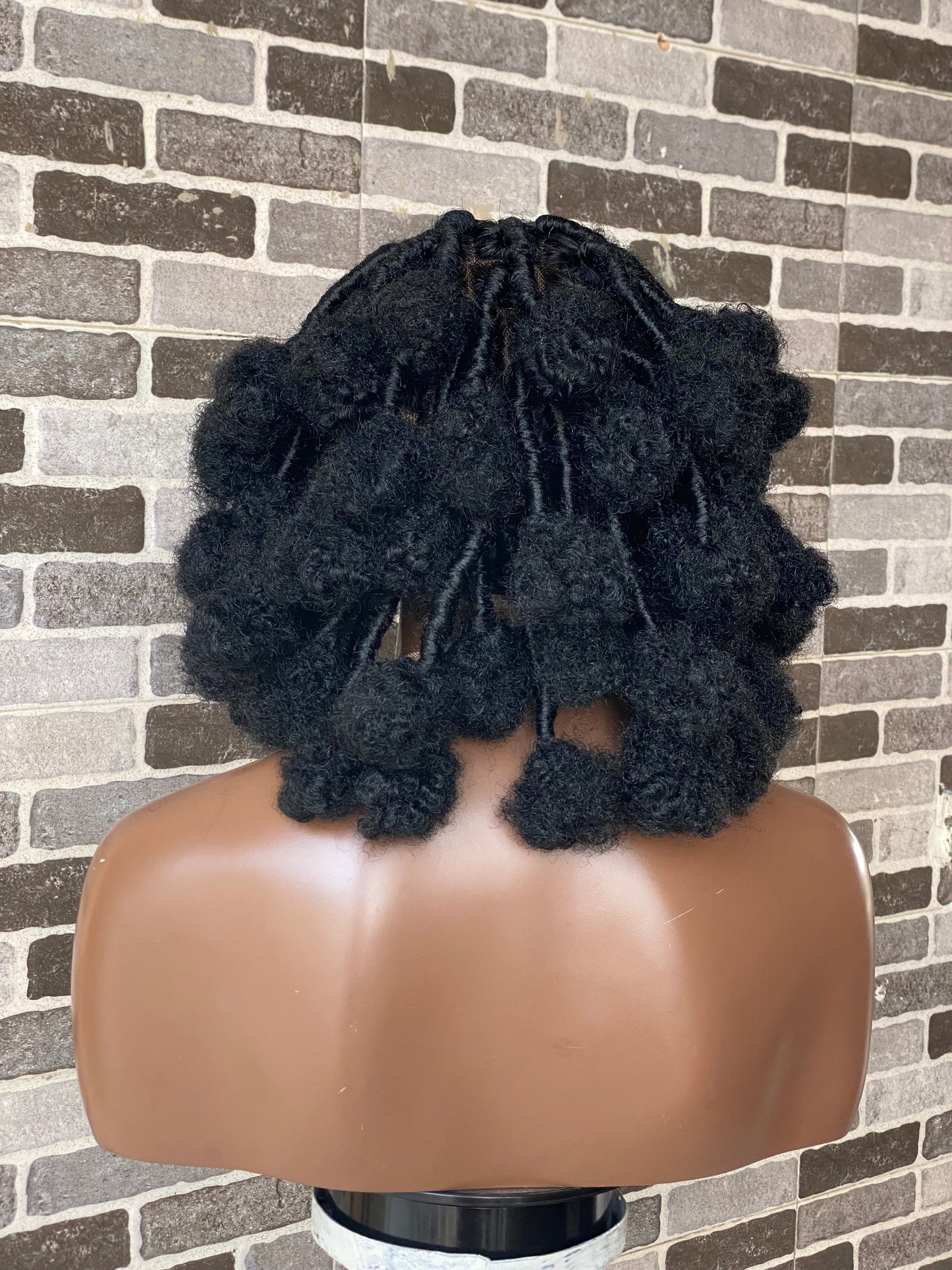 Bantu Knot (Afro Kinky) Full lace wig