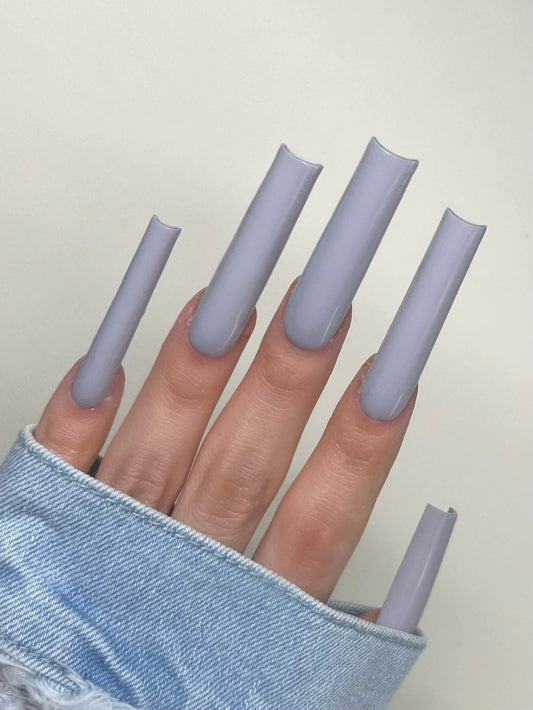 Elegant Gray by 2Cute Nails