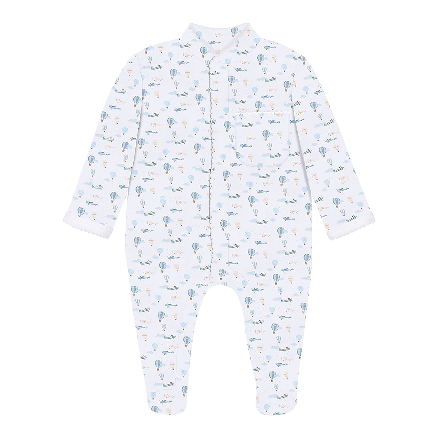 Little Airplanes Pima Baby Pajama