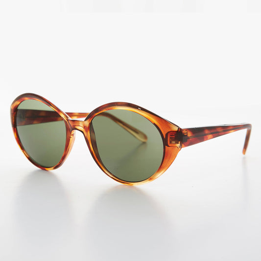 Round Women's Vintage Sunglass - Ginger
