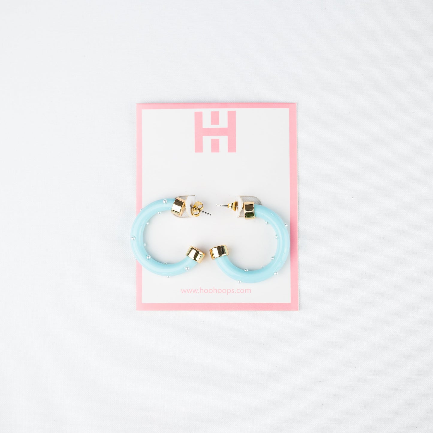 Mini Hoops - Surf with Pearls