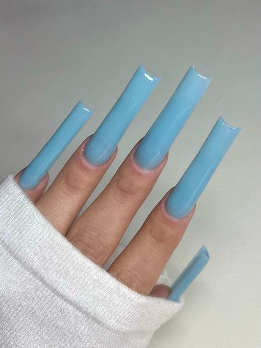 Blissful Blue by 2Cute Nails