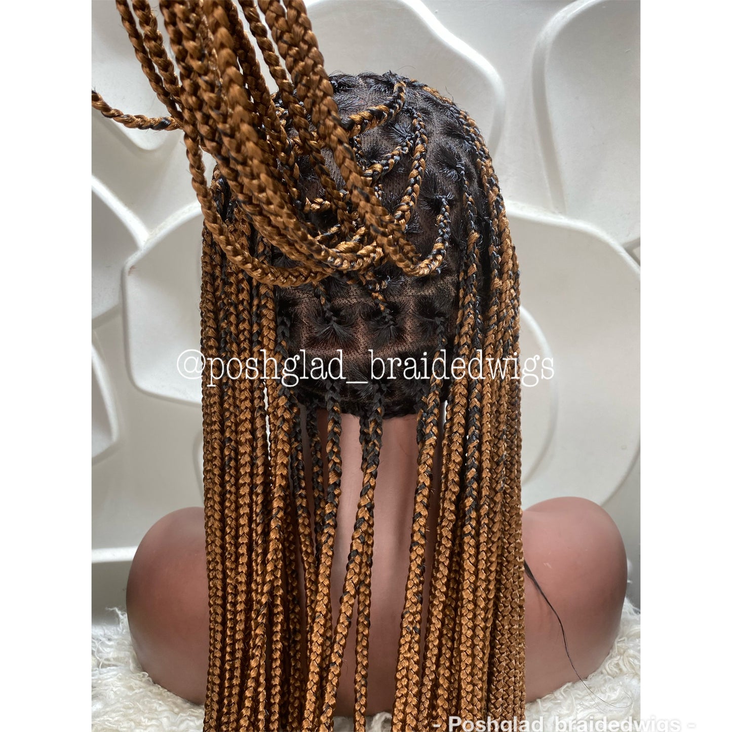 Knotless Braid Wig - Full Lace Ombre - Majida