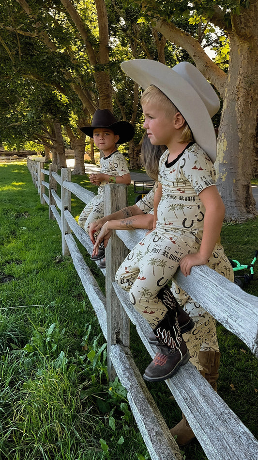 This Is My First Rodeo Kid's Bamboo Set by Jagger + Cash