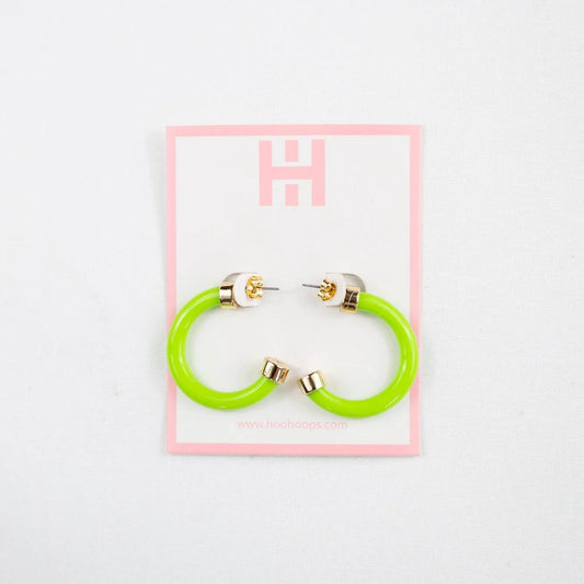 Mini Hoops - Lime Green by hoohoops