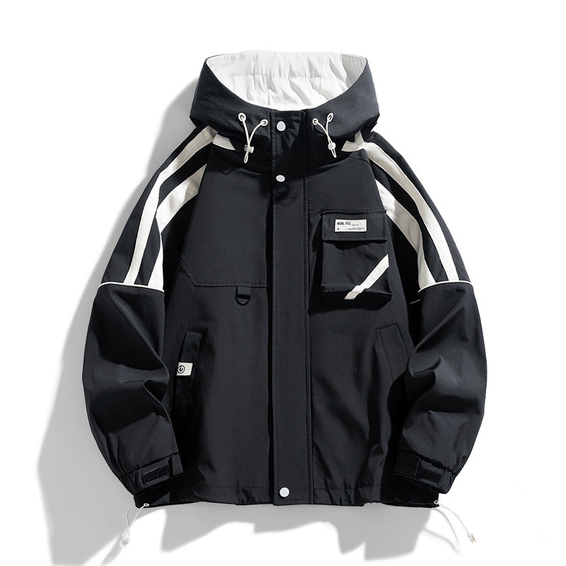 Men's Hooded Casual Loose Fitting Jacket