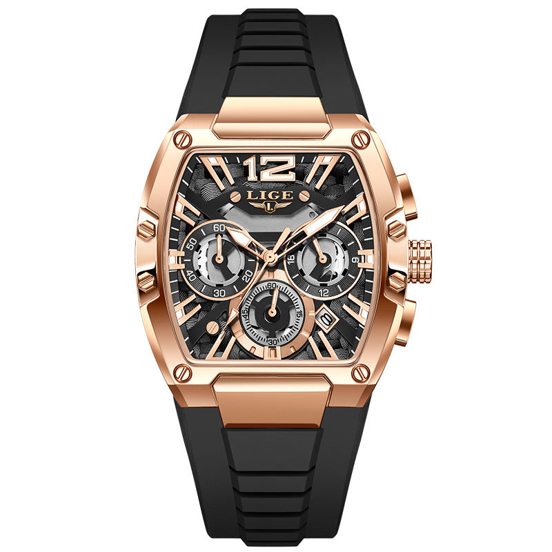 Men's Sports Multifunctional Waterproof Luminous Calendar Watch