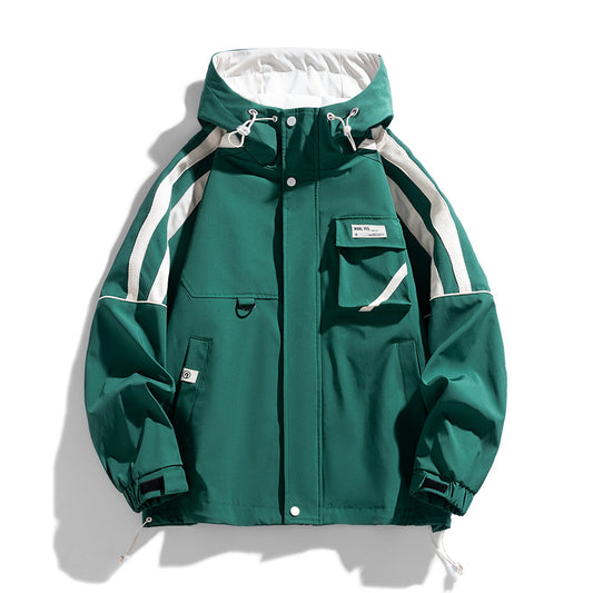 Men's Hooded Casual Loose Fitting Jacket