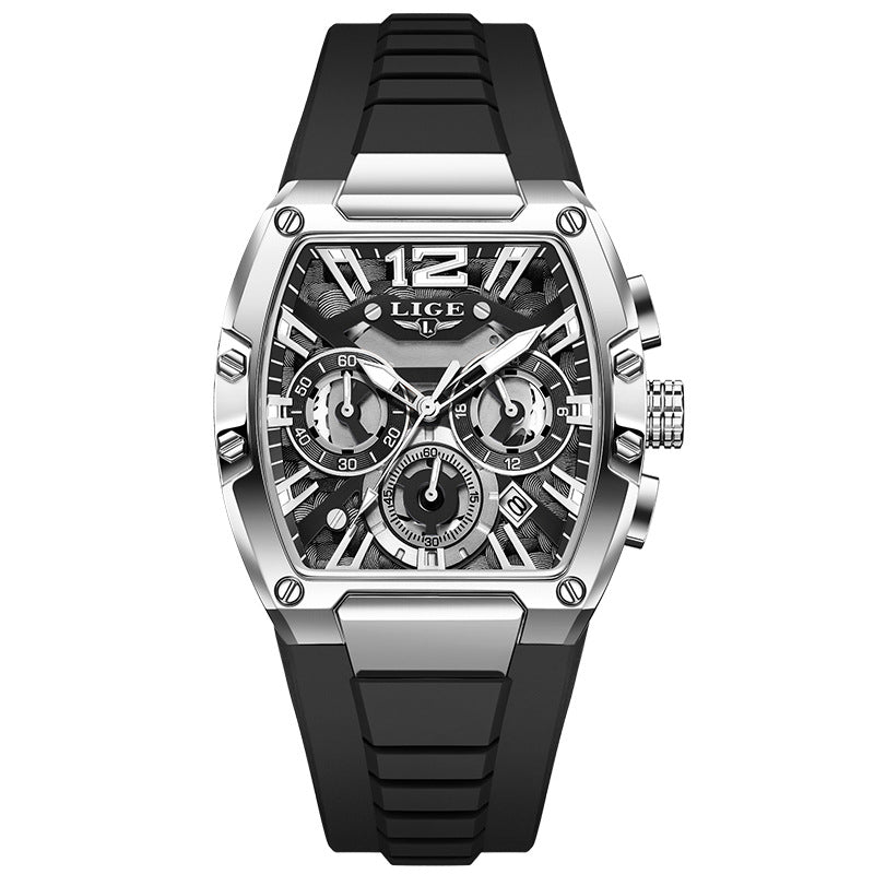 Men's Sports Multifunctional Waterproof Luminous Calendar Watch