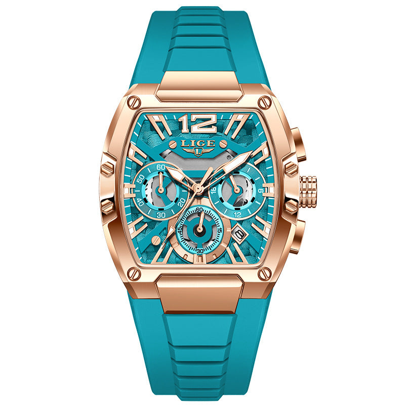 Men's Sports Multifunctional Waterproof Luminous Calendar Watch