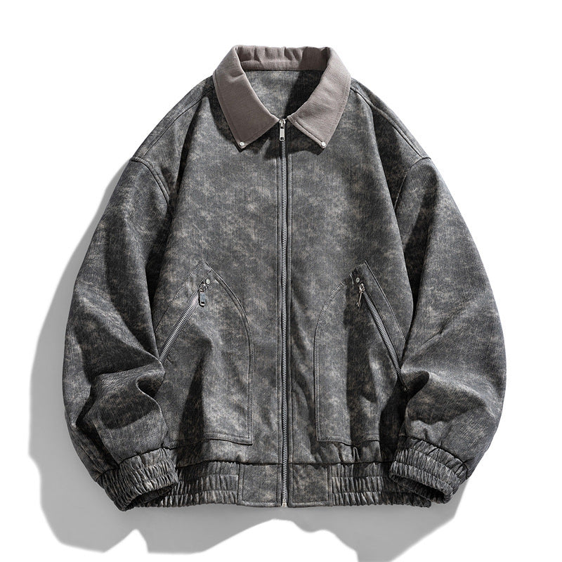 Men's Retro PU Leather Jacket