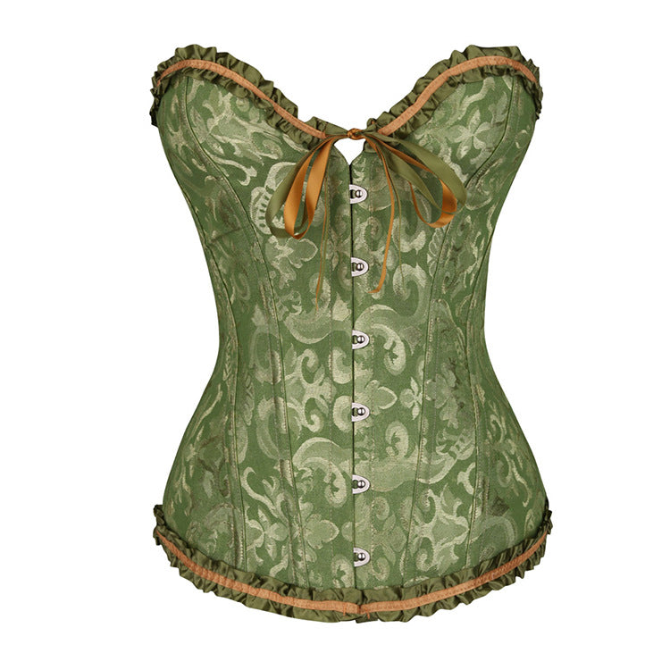 Supply Corset Court Corset Gathered Chest Support Body Shaping Top Wedding Dress Bottoming Skinny Corset